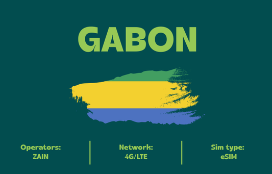 Teltrip eSIM Gabon 5GB.