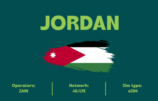 Teltrip eSIM Jordan 3GB.