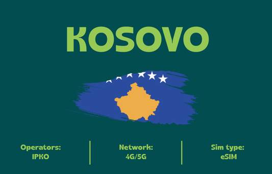 Teltrip eSIM Kosovo 20GB.