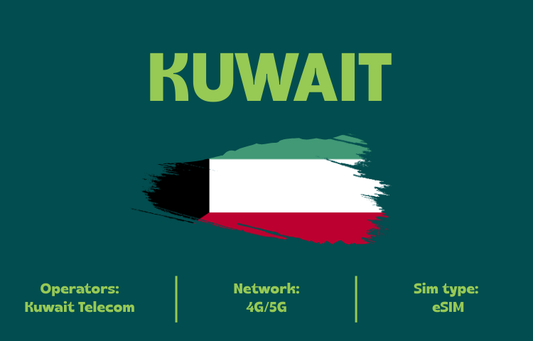 Teltrip eSIM Kuwait 3GB.