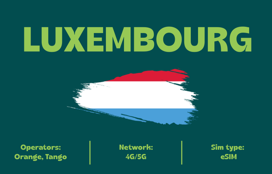 Teltrip eSIM Luxembourg 10GB.