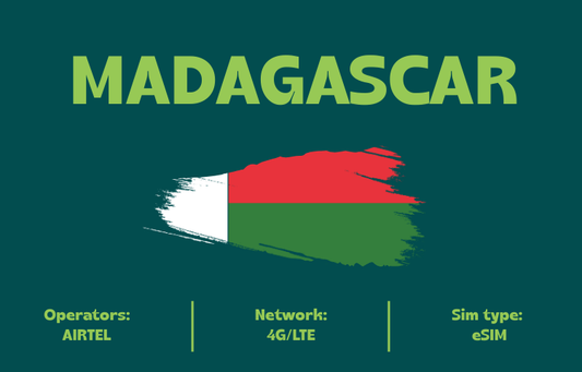 Teltrip eSIM Madagascar 3GB.