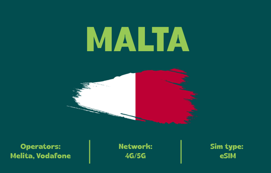 Teltrip eSIM Malta 10GB.