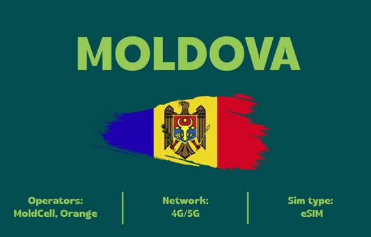 Teltrip eSIM Moldova 20GB.