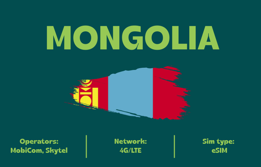 Teltrip eSIM Mongolia 5GB.