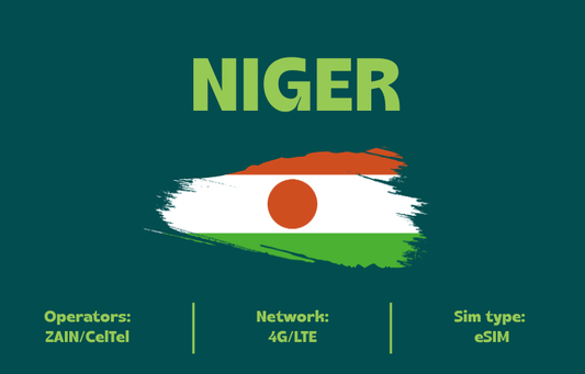 Teltrip eSIM Niger 3GB.