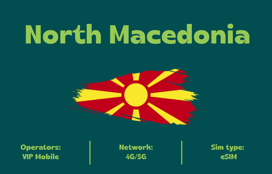 Teltrip eSIM North Macedonia 5GB.