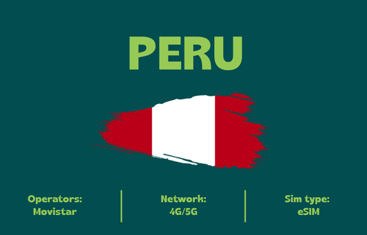 Teltrip eSIM Peru 3GB.