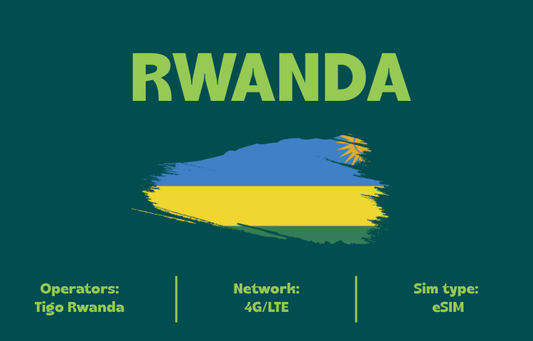 Teltrip eSIM Rwanda 5GB.