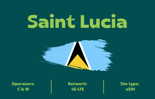 Teltrip eSIM Saint Lucia 3GB.