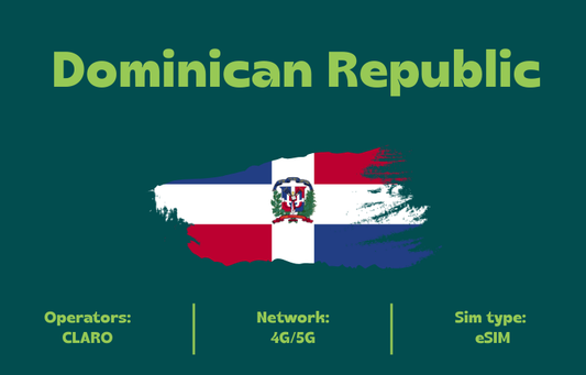 Teltrip eSIM Domenican Republic 5GB.