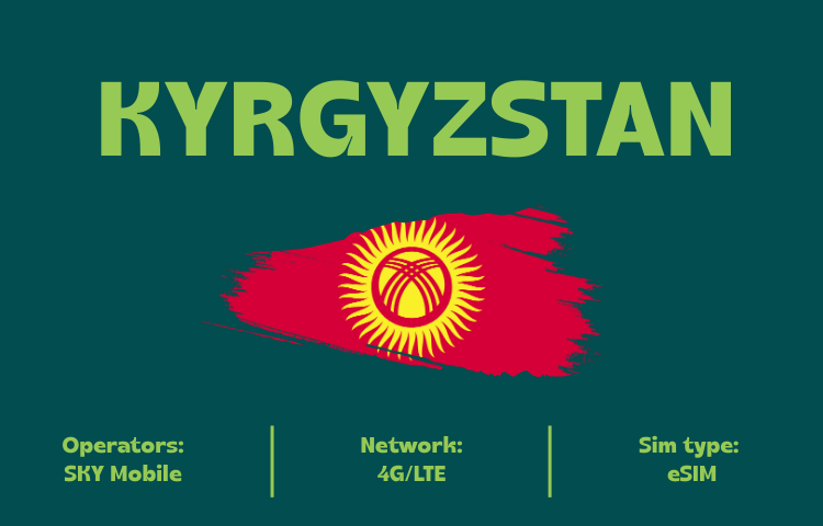 Teltrip eSIM Kyrgyzstan 3GB.