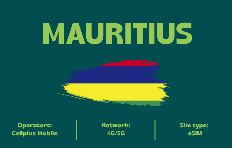 Teltrip eSIM Mauritius 5GB.